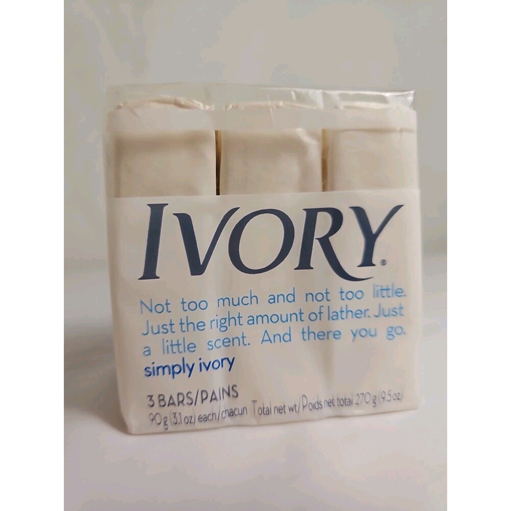 Vintage Ivory Simply Ivory Soap 3 Bar Pack 9.5 oz Sealed Unopened
